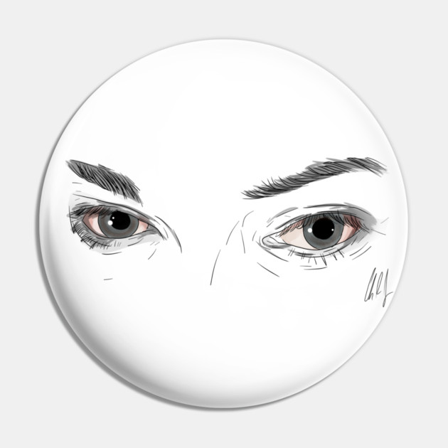 Behind the Wood'n Stare Pin by 51Deesigns