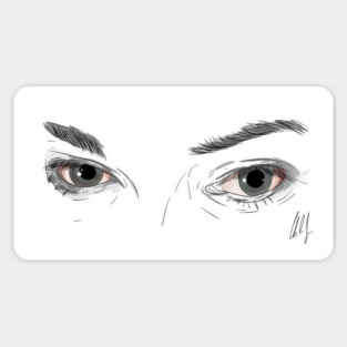 Behind the Wood'n Stare Sticker