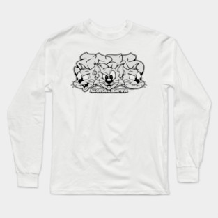 All Cats Are Beautiful - Pastel Graffiti Cat Long Sleeve T-Shirt
