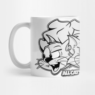 All Cats Are Beautiful - Pastel Graffiti Cat Mug
