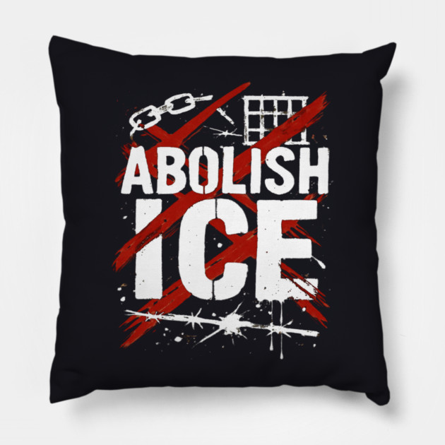 Abolish ICE Pillow by Charles's Store 8