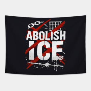 Abolish ICE Tapestry