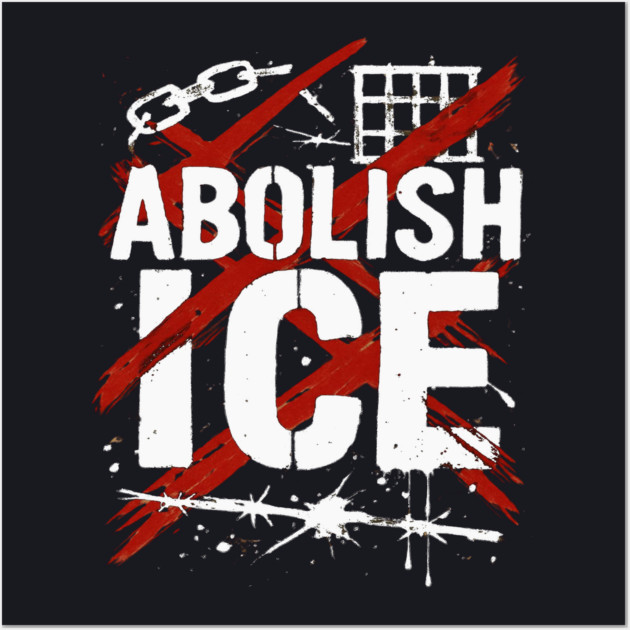 Abolish ICE Wall Art by Charles's Store 8