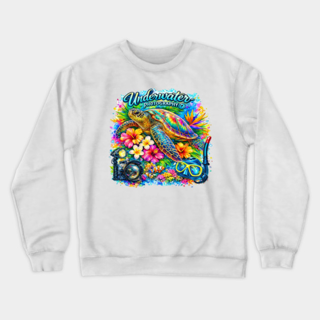 Underwater Photography Crewneck Sweatshirt by CrazyGirl