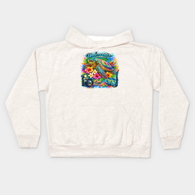 Underwater Photography Kids Hoodie by CrazyGirl