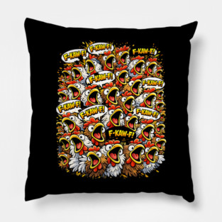Chicken Attack Pillow