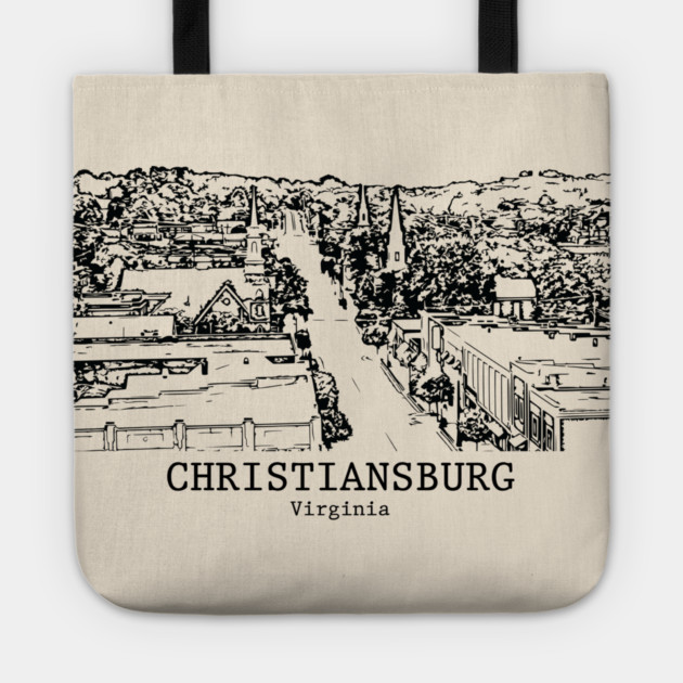 Christiansburg - Virginia Tote by Lakeric
