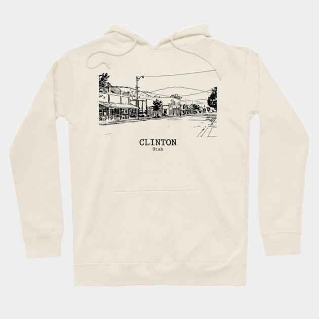 Clinton - Utah Hoodie by Lakeric