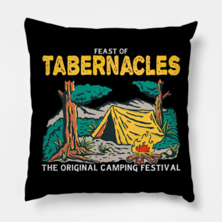 Feast of Tabernacles The Original Tent Revival Jewish Hebrew Pillow