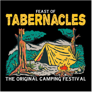 Feast of Tabernacles The Original Tent Revival Jewish Hebrew Posters and Art