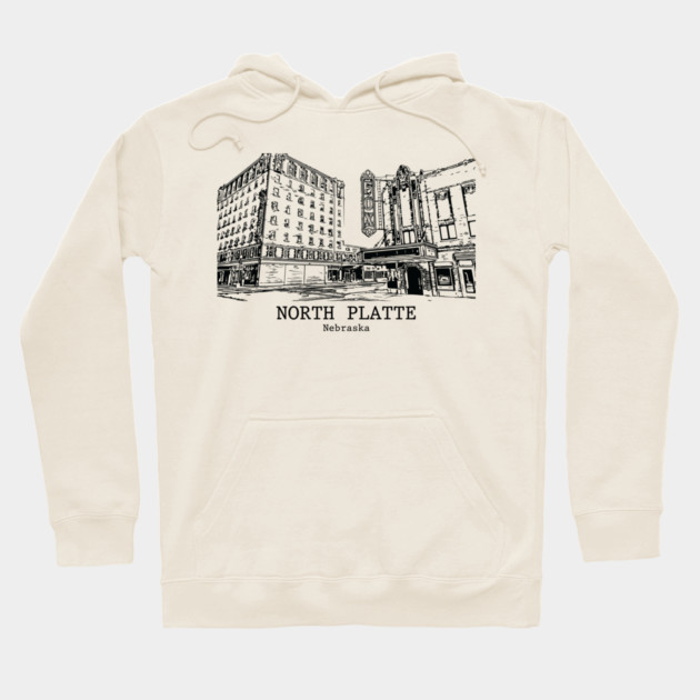 North Platte - Nebraska Hoodie by Lakeric