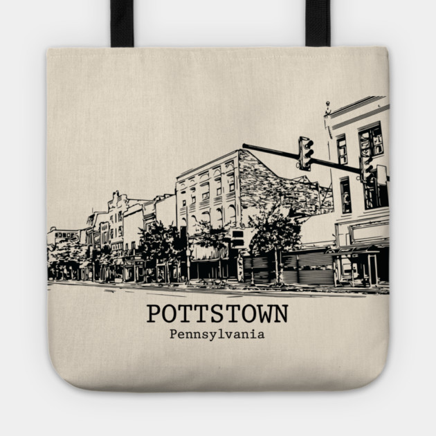 Pottstown - Pennsylvania Tote by Lakeric