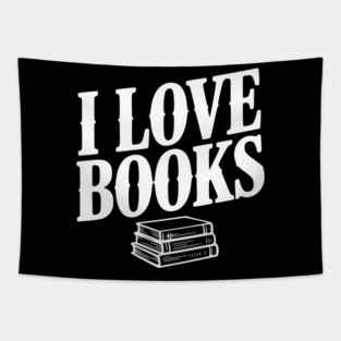 I Love Books Tapestry