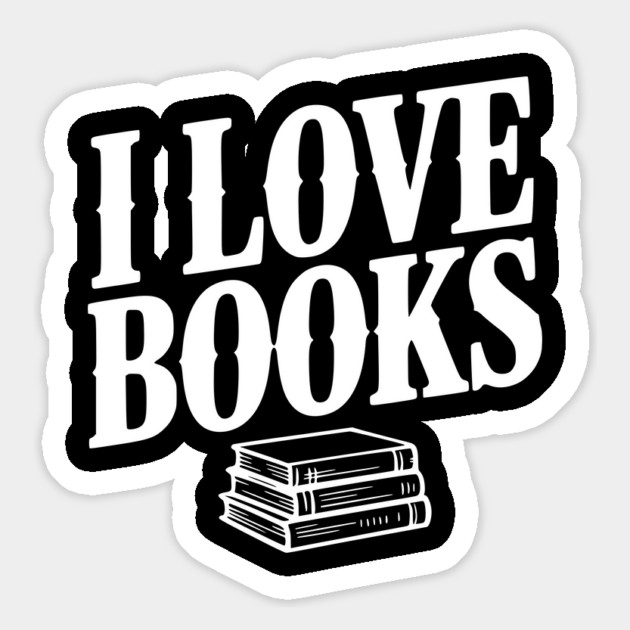 I Love Books Magnet by Frank Ring