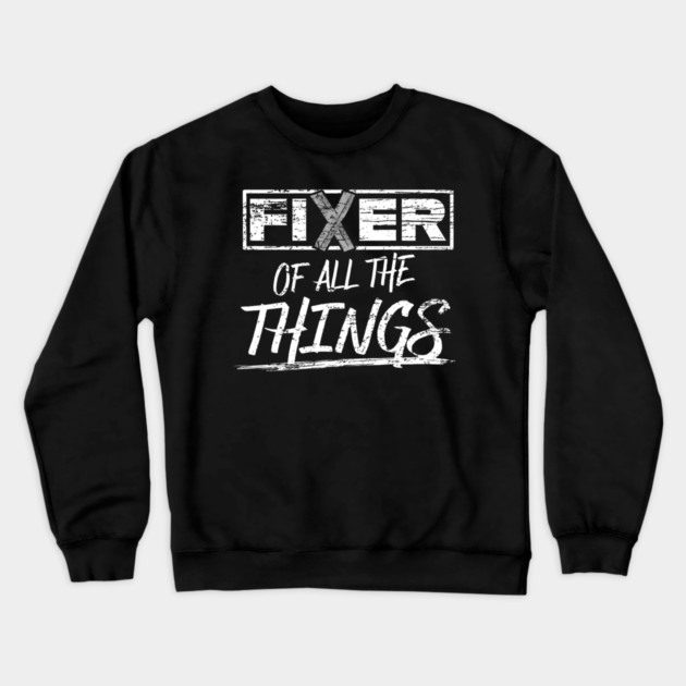Fixer of All The Things Handy Man Weathered Crewneck Sweatshirt by yangho