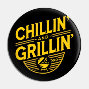 Funny BBQ Smoker Meat Smoking Tools Grilling Barbecue Pin