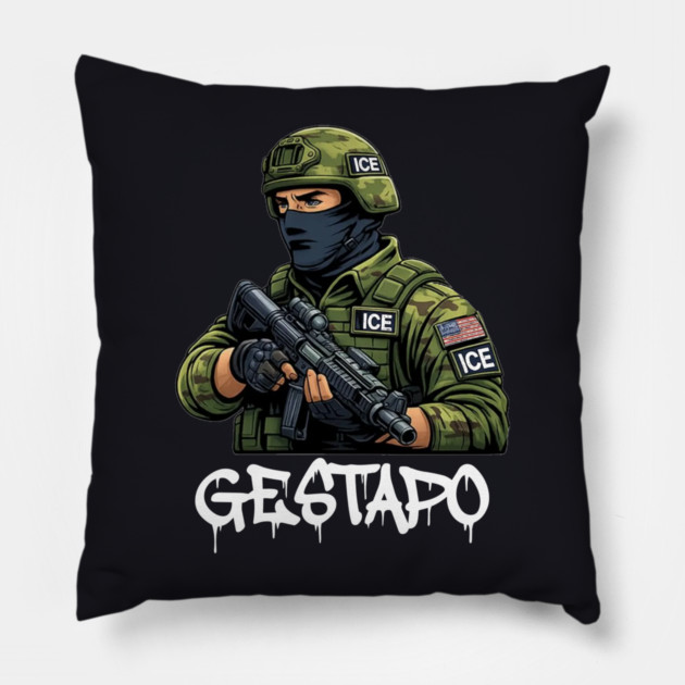 ICE Gestapo Pillow by Charles's Store 8
