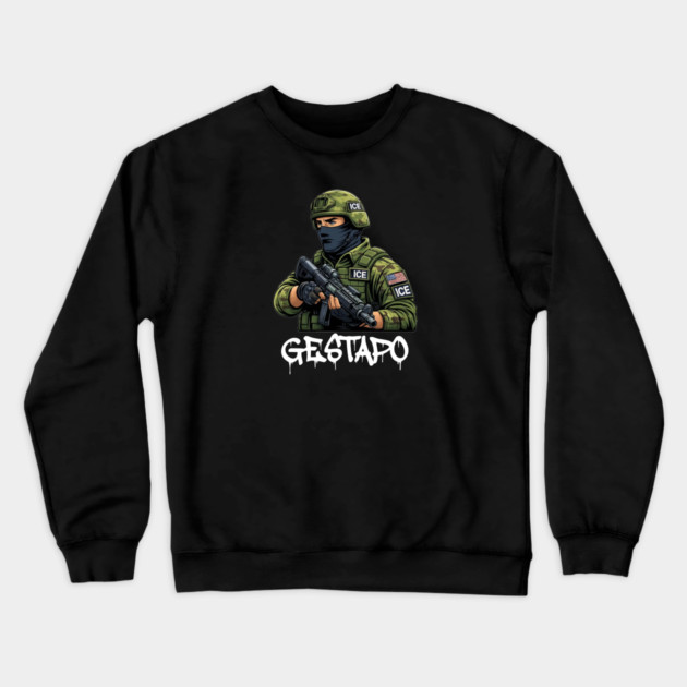 ICE Gestapo Crewneck Sweatshirt by Charles's Store 8