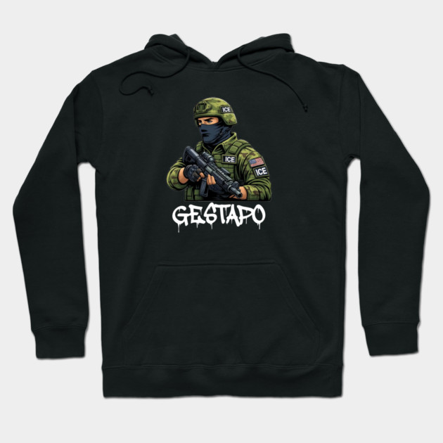 ICE Gestapo Hoodie by Charles's Store 8