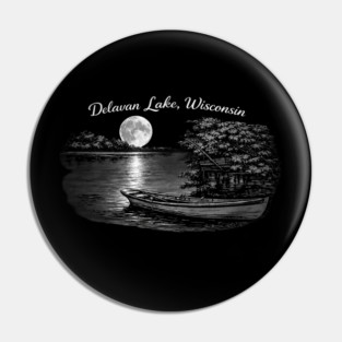 Delavan Lake Wisconsin Pin