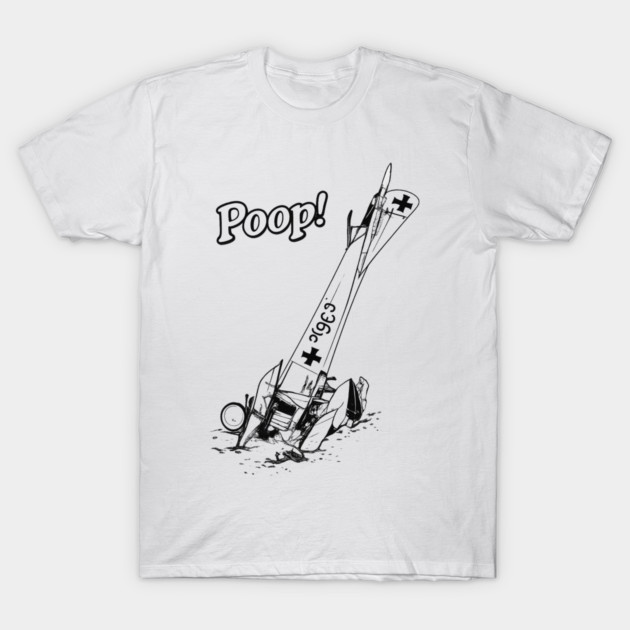WW1 Plane crash T-Shirt by CrazyGirl