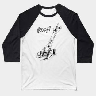 WW1 Plane crash Baseball T-Shirt
