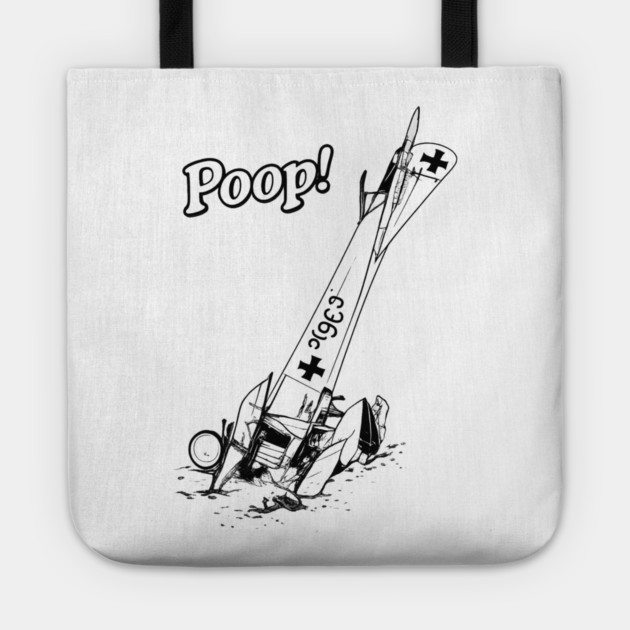 WW1 Plane crash Tote by CrazyGirl