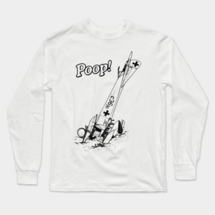 WW1 Plane crash Long Sleeve T-Shirt