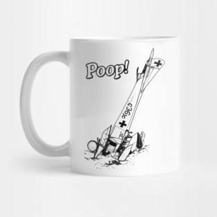 WW1 Plane crash Mug