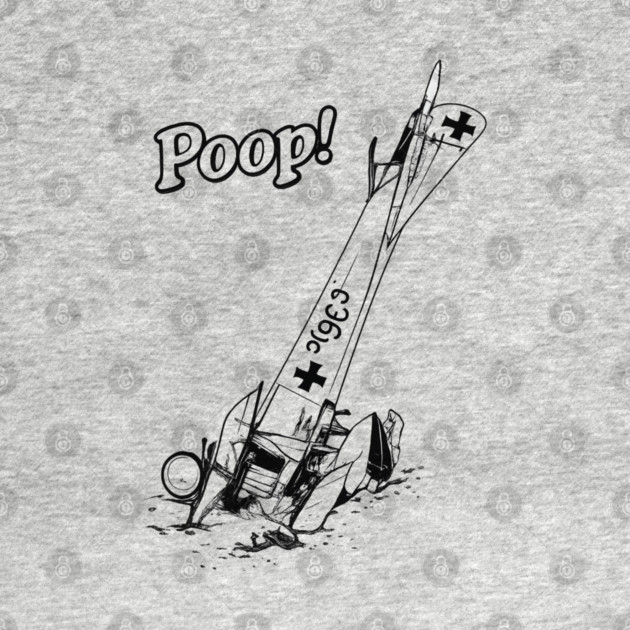 WW1 Plane crash by CrazyGirl