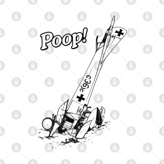 WW1 Plane crash by CrazyGirl