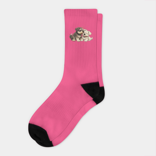 Puppy Love Socks by CrazyGirl