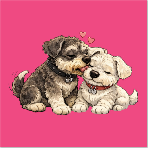 Puppy Love Wall Art by CrazyGirl