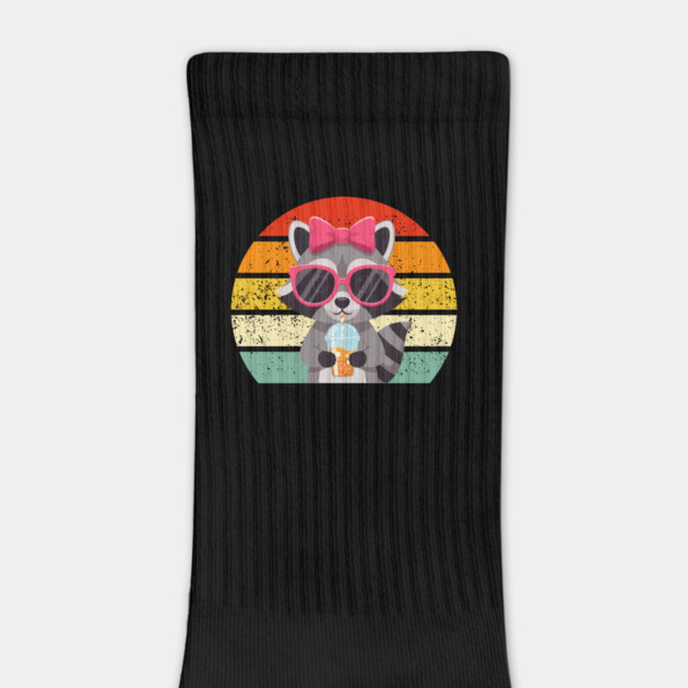 raccoon-drinking-iced-coffee by Creatifly Graphic Tees