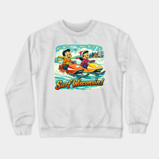 Surf Wisconsin Crewneck Sweatshirt