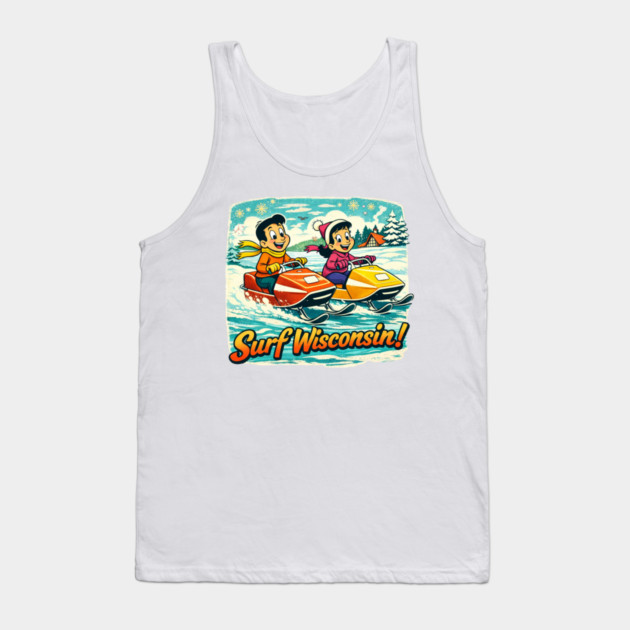 Surf Wisconsin Tank Top by CrazyGirl