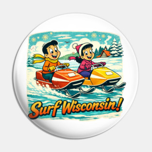 Surf Wisconsin Pin