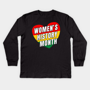 womens-history-month Kids Long Sleeve T-Shirt