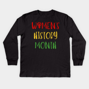 womens-history-month Kids Long Sleeve T-Shirt
