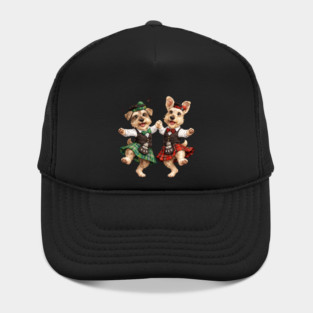 Dancing Irish Dogs Hat