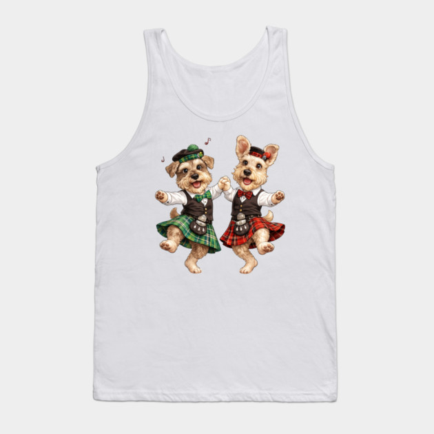 Dancing Irish Dogs Tank Top by CrazyGirl