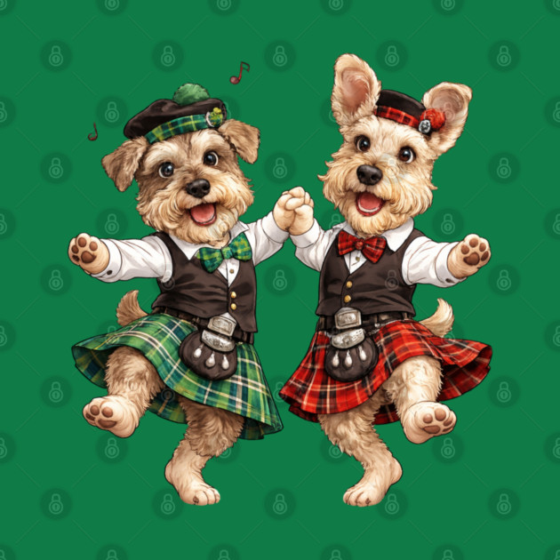 Dancing Irish Dogs by CrazyGirl