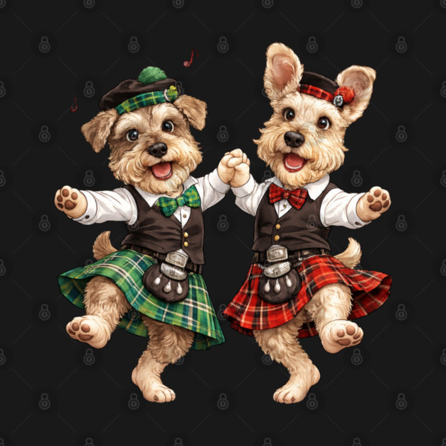 Dancing Irish Dogs by CrazyGirl