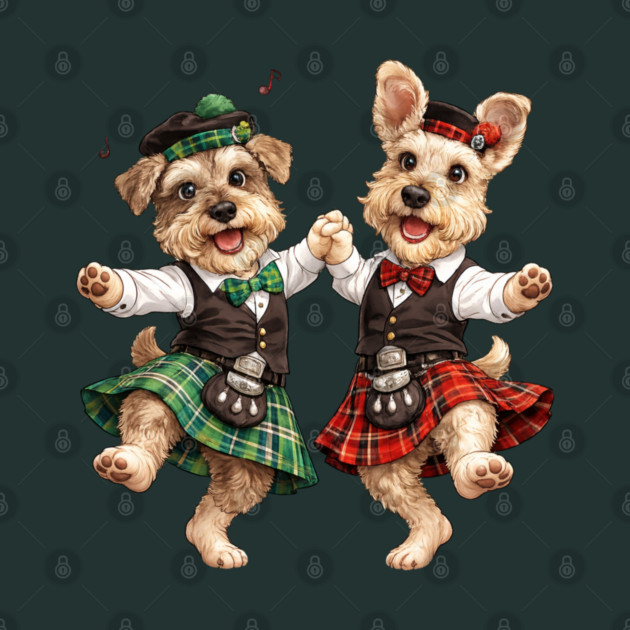 Dancing Irish Dogs by CrazyGirl