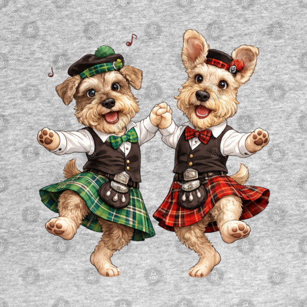 Dancing Irish Dogs by CrazyGirl