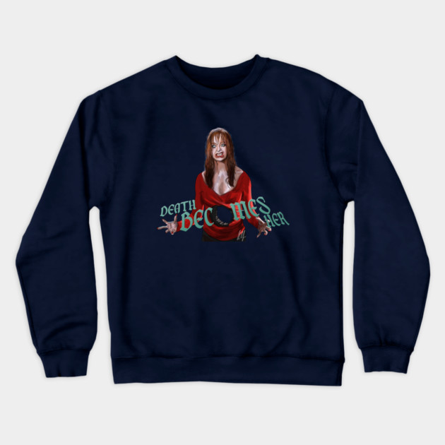 Death Becomes Her: Helen Hole Crewneck Sweatshirt by 51Deesigns