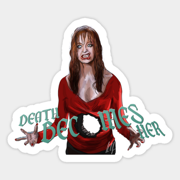 Death Becomes Her: Helen Hole Magnet by 51Deesigns