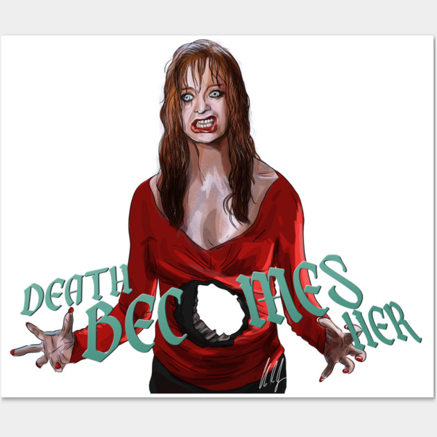 Death Becomes Her: Helen Hole Wall Art by 51Deesigns