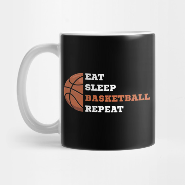eat-sleep-basketball-repeat by Creatifly Graphic Tees