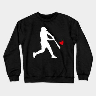 valentines-day-baseball Crewneck Sweatshirt